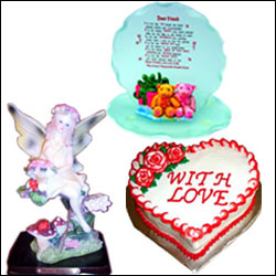 "Designer Grand Cake - 5Kgs ( 3 step) - Click here to View more details about this Product